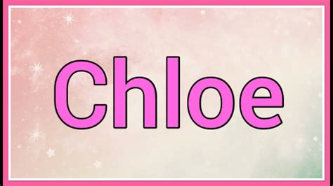 chloe name variations|chloe from mean girls.